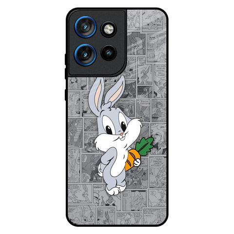 Cute Baby Bunny Motorola Edge 50 Neo 5G Glass Back Cover Online