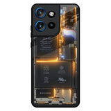 Glow Up Skeleton Motorola Edge 50 Neo 5G Glass Back Cover Online