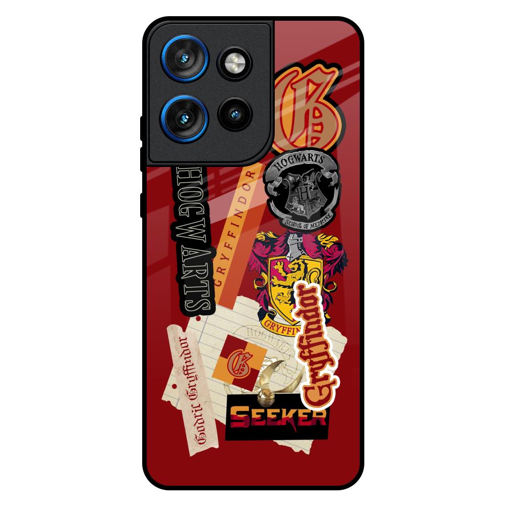 Gryffindor Motorola Edge 50 Neo 5G Glass Back Cover Online