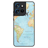 Travel Map Motorola Edge 50 Neo 5G Glass Back Cover Online
