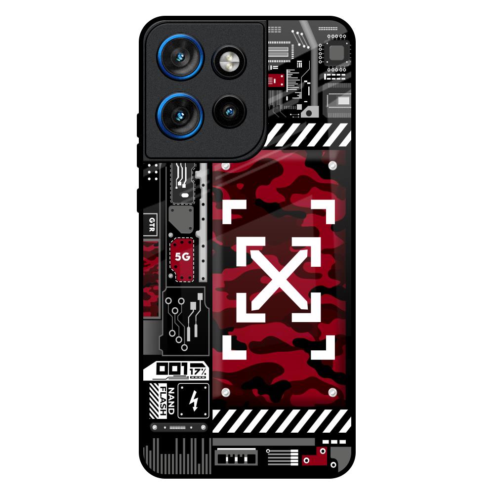Technology Art Motorola Edge 50 Neo 5G Glass Back Cover Online