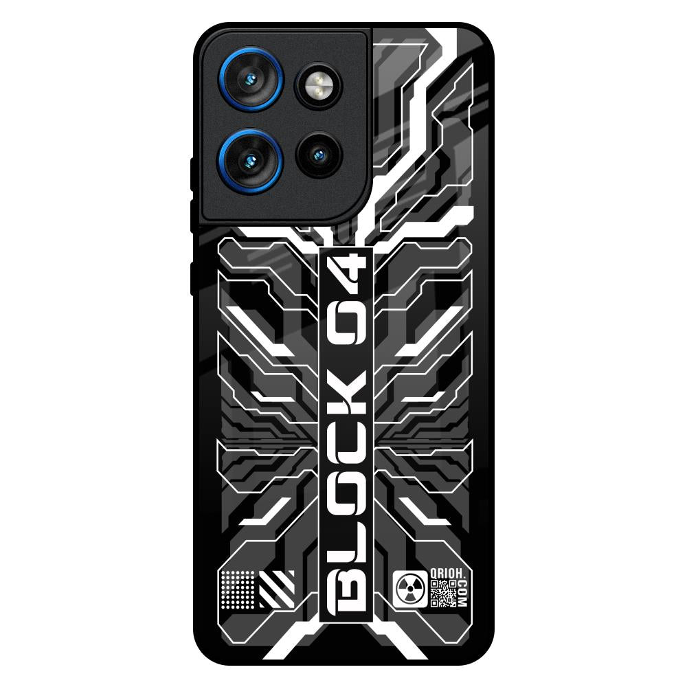 Monochrome Magic Motorola Edge 50 Neo 5G Glass Back Cover Online