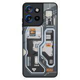 Retro Futuristic Motorola Edge 50 Neo 5G Glass Back Cover Online