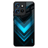 Vertical Blue Arrow Motorola Edge 50 Neo 5G Glass Back Cover Online