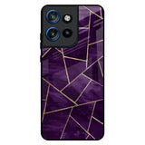 Geometric Purple Motorola Edge 50 Neo 5G Glass Back Cover Online
