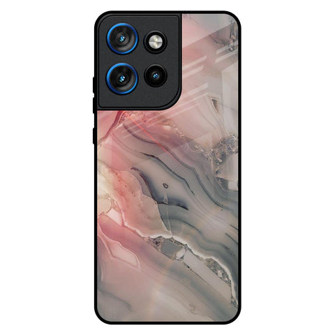 Pink And Grey Marble Motorola Edge 50 Neo 5G Glass Back Cover Online