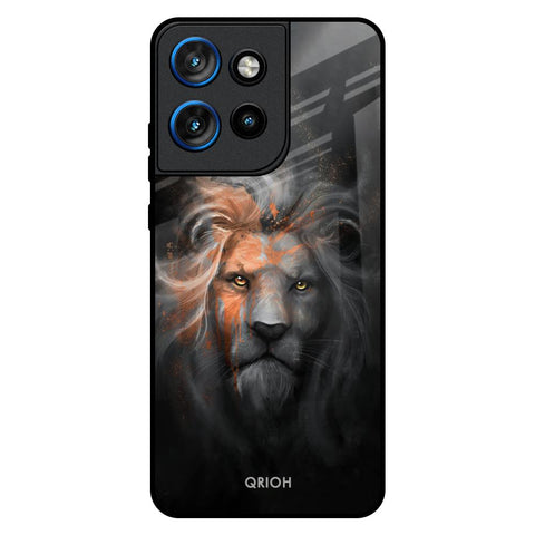 Devil Lion Motorola Edge 50 Neo 5G Glass Back Cover Online