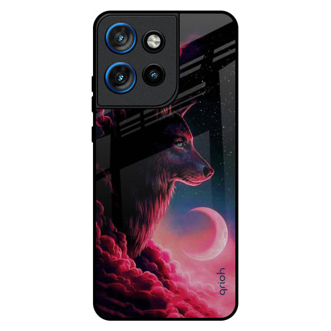 Moon Wolf Motorola Edge 50 Neo 5G Glass Back Cover Online