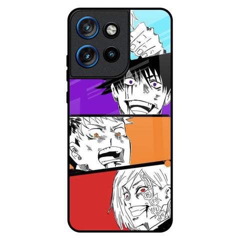 Anime Sketch Motorola Edge 50 Neo 5G Glass Back Cover Online