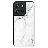Modern White Marble Motorola Edge 50 Neo 5G Glass Back Cover Online