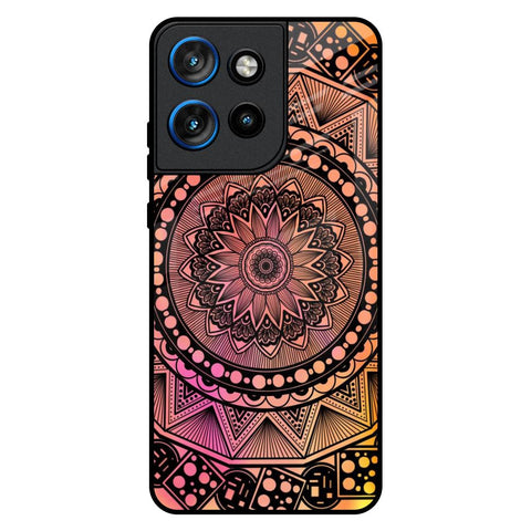 Floral Mandala Motorola Edge 50 Neo 5G Glass Back Cover Online