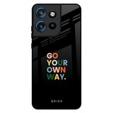 Go Your Own Way Motorola Edge 50 Neo 5G Glass Back Cover Online