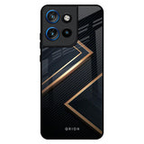 Sleek Golden & Navy Motorola Edge 50 Neo 5G Glass Back Cover Online