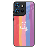 Lucky Abstract Motorola Edge 50 Neo 5G Glass Back Cover Online