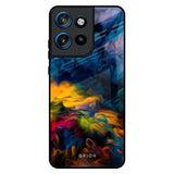 Multicolor Oil Painting Motorola Edge 50 Neo 5G Glass Back Cover Online