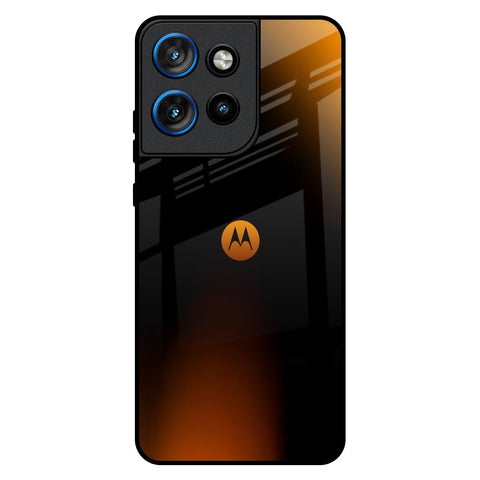 Orange Black Fusion Motorola Edge 50 Neo 5G Glass Back Cover Online
