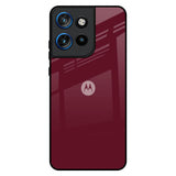 Classic Burgundy Motorola Edge 50 Neo 5G Glass Back Cover Online