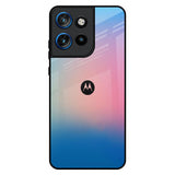 Blue & Pink Ombre Motorola Edge 50 Neo 5G Glass Back Cover Online