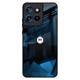 Polygonal Blue Box Motorola Edge 50 Neo 5G Glass Back Cover Online