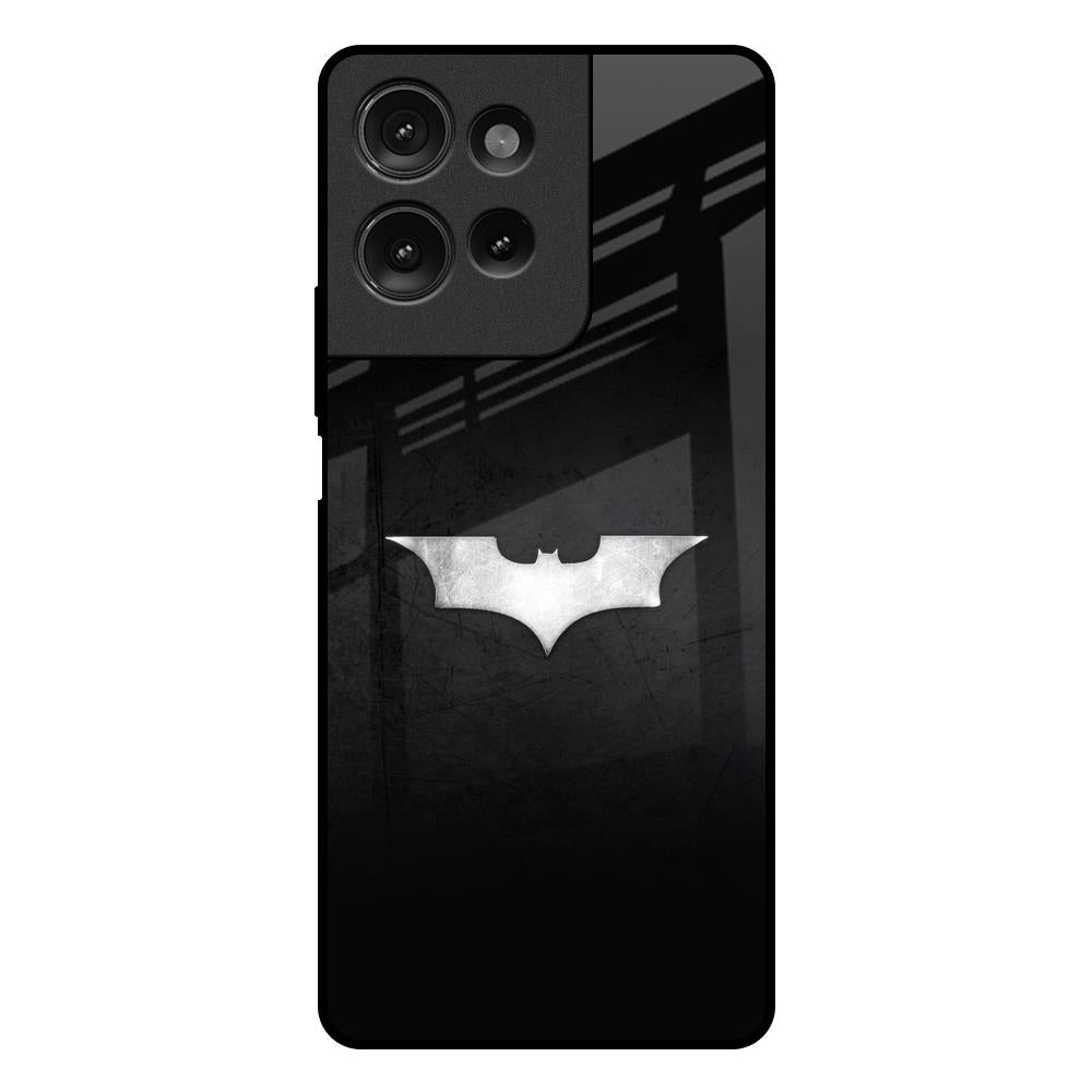 Super Hero Logo Motorola G75 5G Glass Back Cover Online