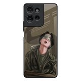Blind Fold Motorola G75 5G Glass Back Cover Online
