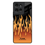 Fire Flame Motorola G75 5G Glass Back Cover Online