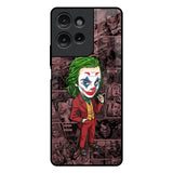 Joker Cartoon Motorola G75 5G Glass Back Cover Online