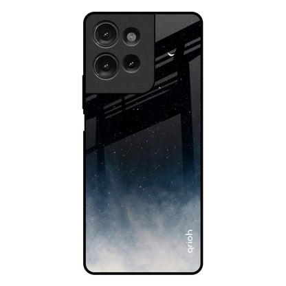 Black Aura Motorola G75 5G Glass Back Cover Online