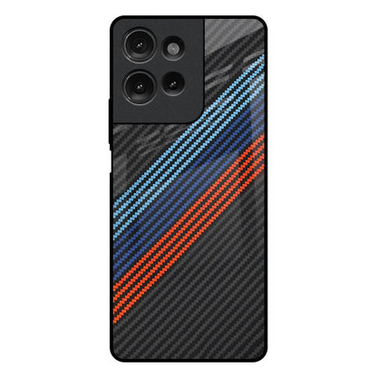 Carbon Inspired Motorola G75 5G Glass Back Cover Online