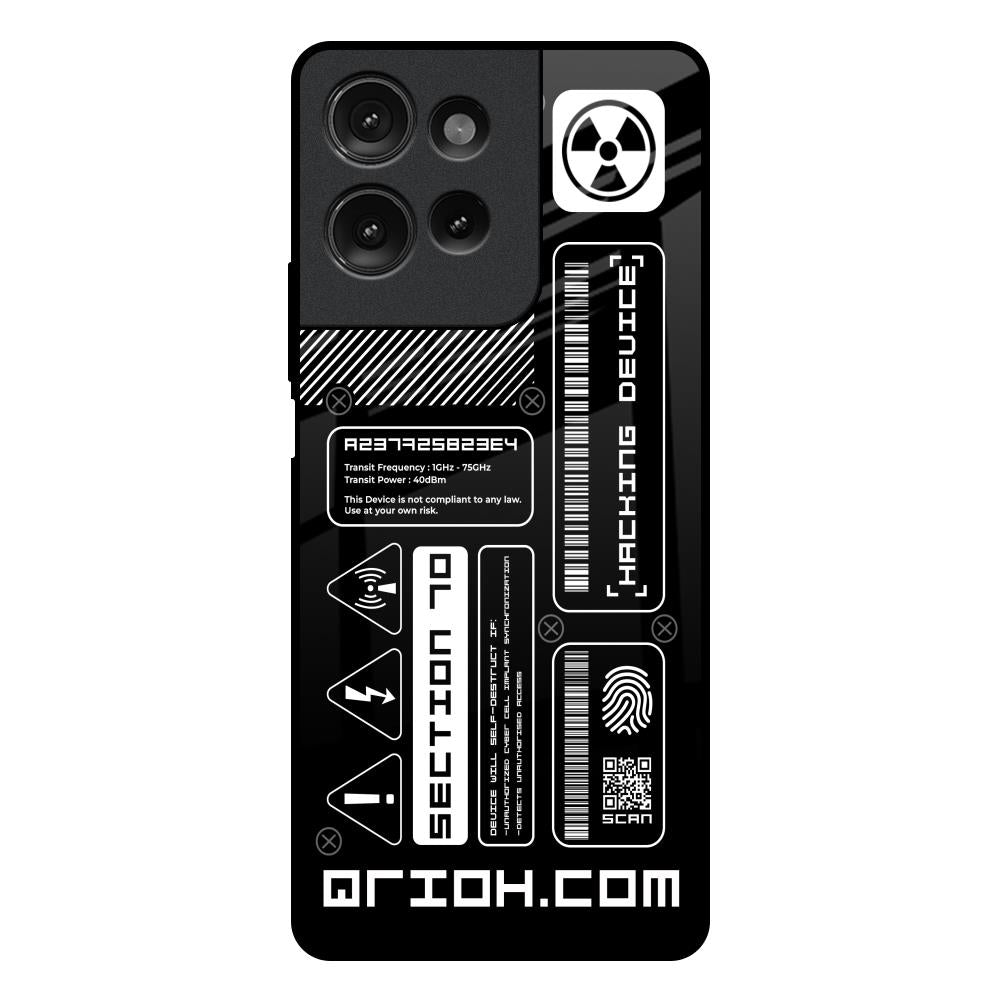 Futuristic Art Motorola G75 5G Glass Back Cover Online