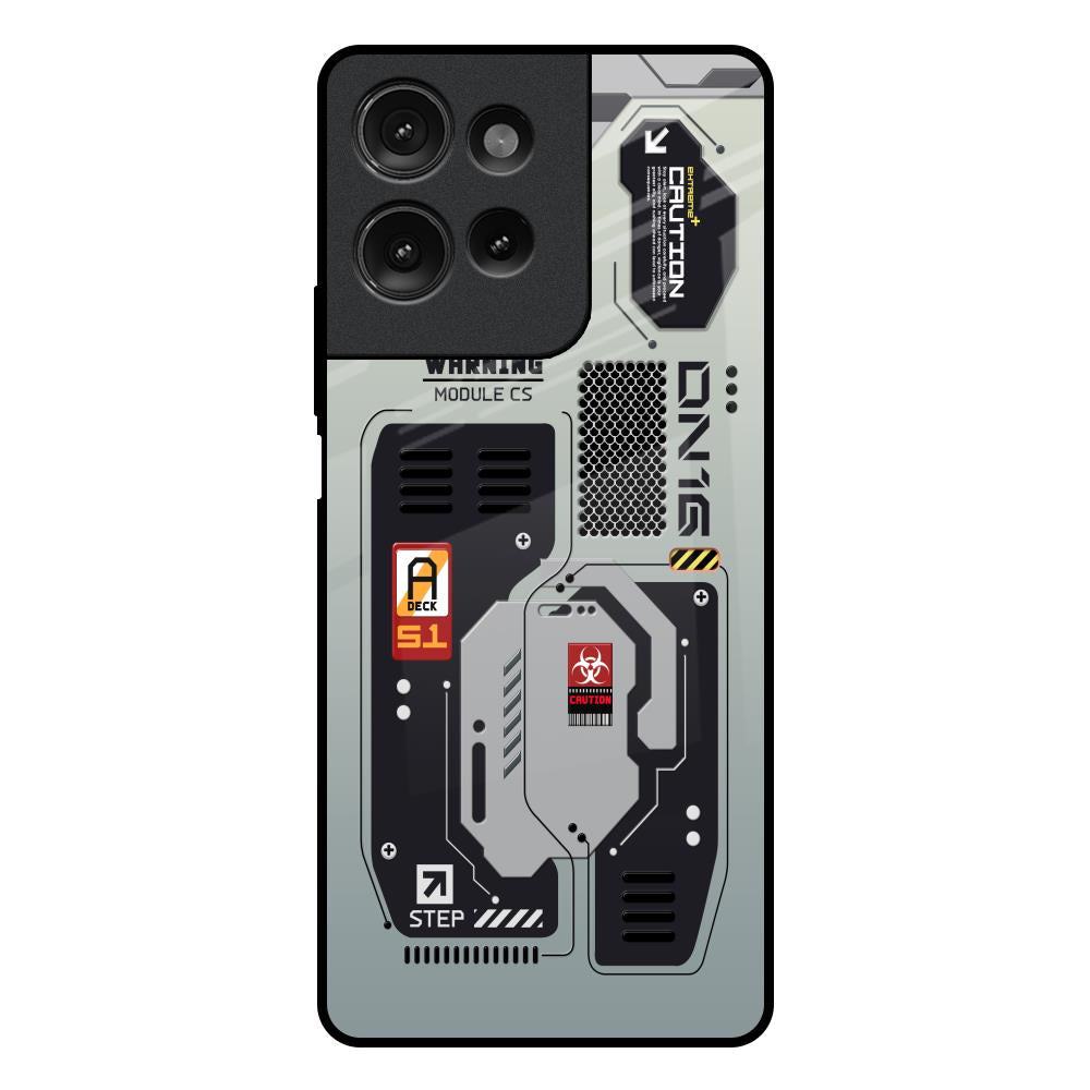 Techno Vibes Motorola G75 5G Glass Back Cover Online
