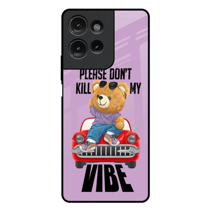 Don't Kill My Vibe Motorola G75 5G Glass Back Cover Online