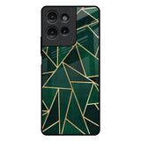 Abstract Green Motorola G75 5G Glass Back Cover Online