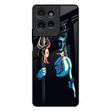 Mahakal Motorola G75 5G Glass Back Cover Online