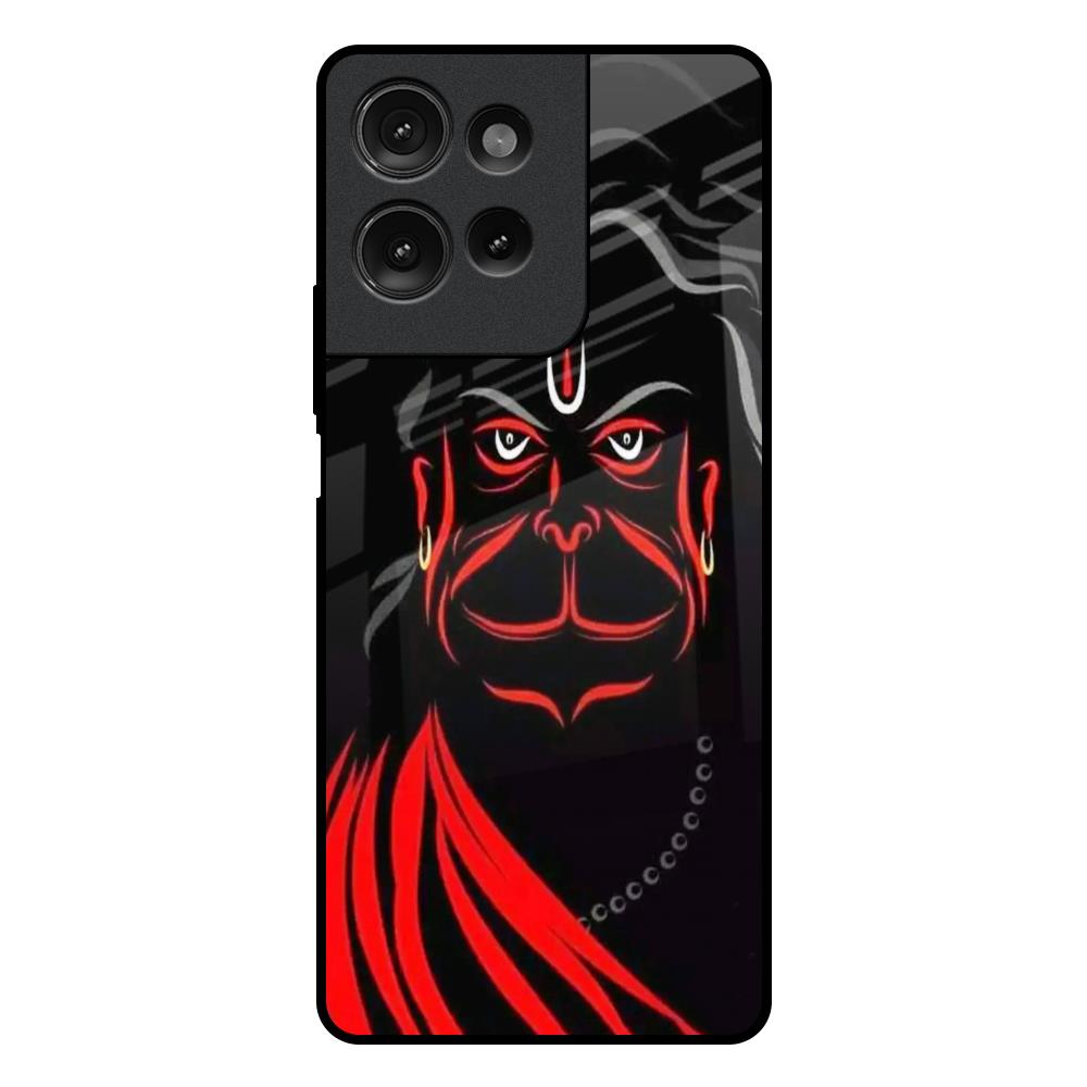 Lord Hanuman Motorola G75 5G Glass Back Cover Online