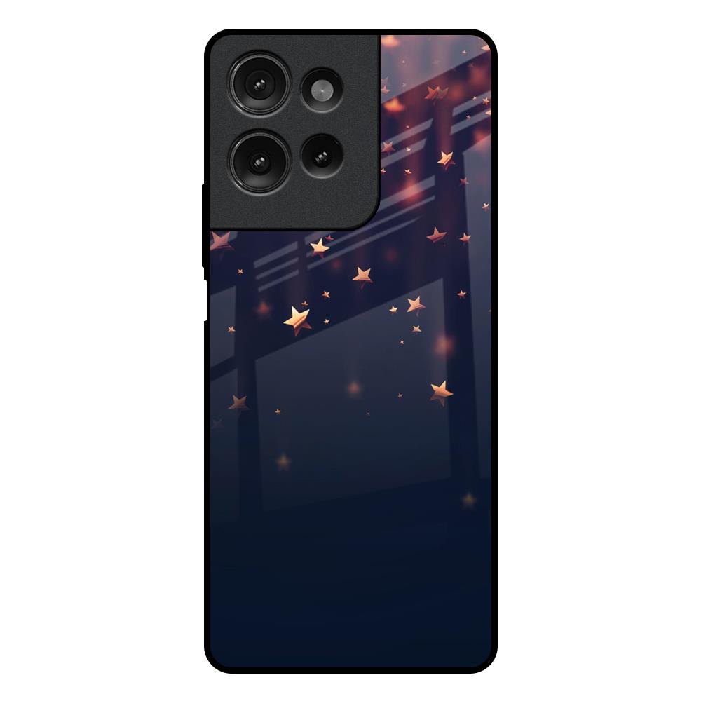 Falling Stars Motorola G75 5G Glass Back Cover Online