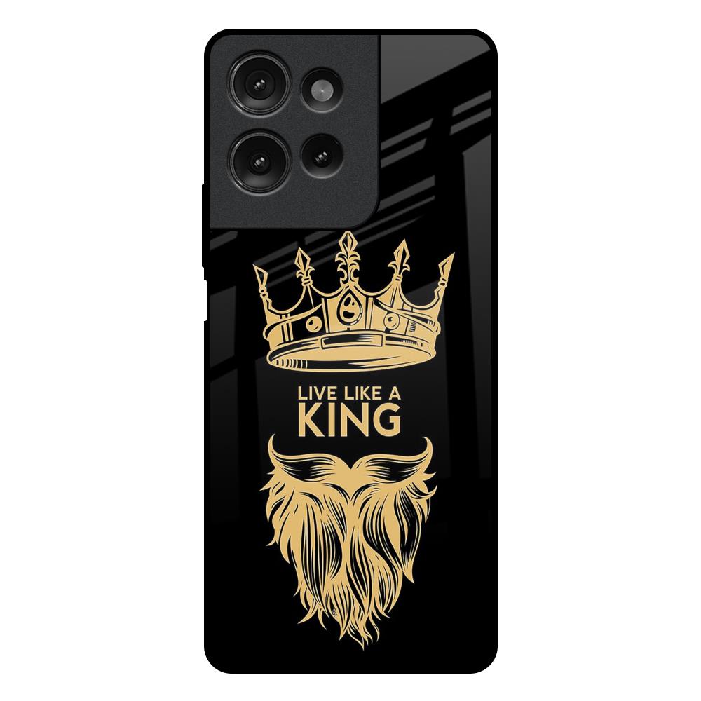 King Life Motorola G75 5G Glass Back Cover Online