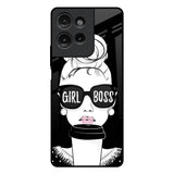 Girl Boss Motorola G75 5G Glass Back Cover Online