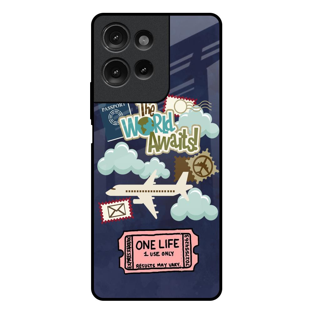 Tour The World Motorola G75 5G Glass Back Cover Online