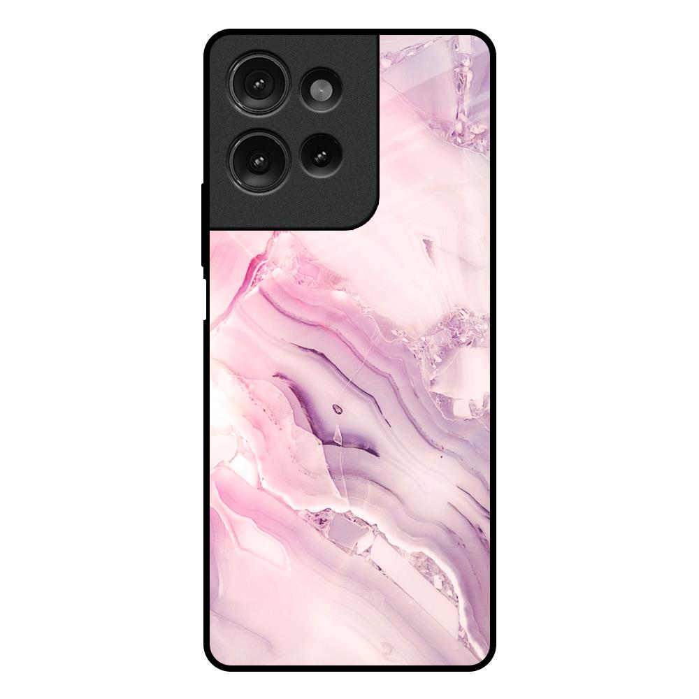 Diamond Pink Gradient Motorola G75 5G Glass Back Cover Online