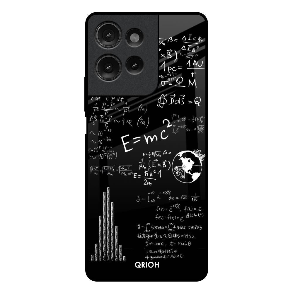 Funny Math Motorola G75 5G Glass Back Cover Online
