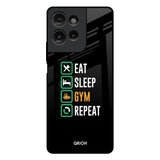 Daily Routine Motorola G75 5G Glass Back Cover Online
