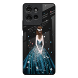 Queen Of Fashion Motorola G75 5G Glass Back Cover Online