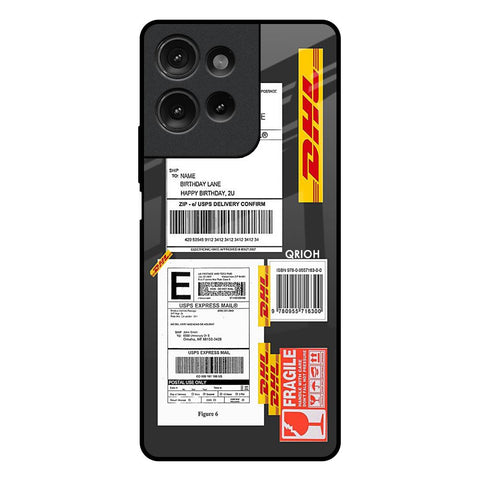 Cool Barcode Label Motorola G75 5G Glass Back Cover Online