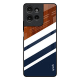 Bold Stripes Motorola G75 5G Glass Back Cover Online