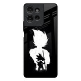 Monochrome Goku Motorola G75 5G Glass Back Cover Online