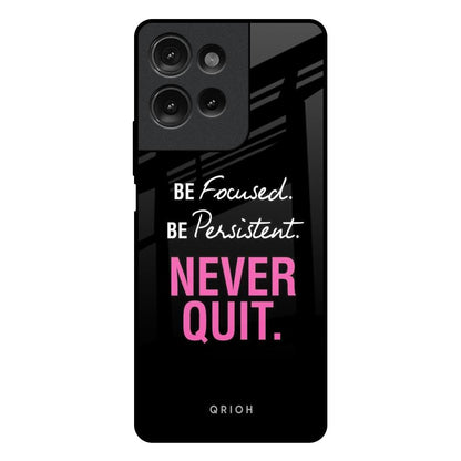 Be Focused Motorola G75 5G Glass Back Cover Online