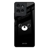 Cute Bear Motorola G75 5G Glass Back Cover Online