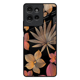 Lines Pattern Flowers Motorola G75 5G Glass Back Cover Online