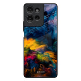 Multicolor Oil Painting Motorola G75 5G Glass Back Cover Online